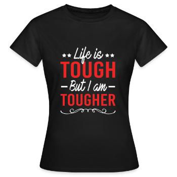 Workaholic Sprüche - Frauen T-Shirt - Schwarz - Vorne - AI Model Female 172 dark (172cm)