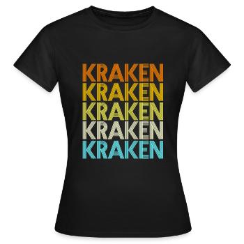 Pieuvre Pieuvre Pieuvre Pieuvre Pieuvre - T-shirt Femme - noir - Devant - AI Model Female 172 dark (172cm)