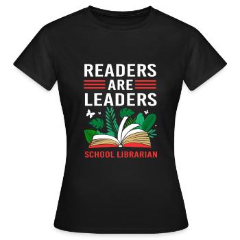 Bibliothèque de lecture Rat de bibliothèque - T-shirt Femme - noir - Devant - AI Model Female 172 dark (172cm)