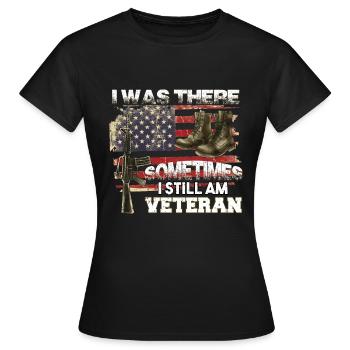 Vétéran du Vietnam - T-shirt Femme - noir - Devant - AI Model Female 172 dark (172cm)