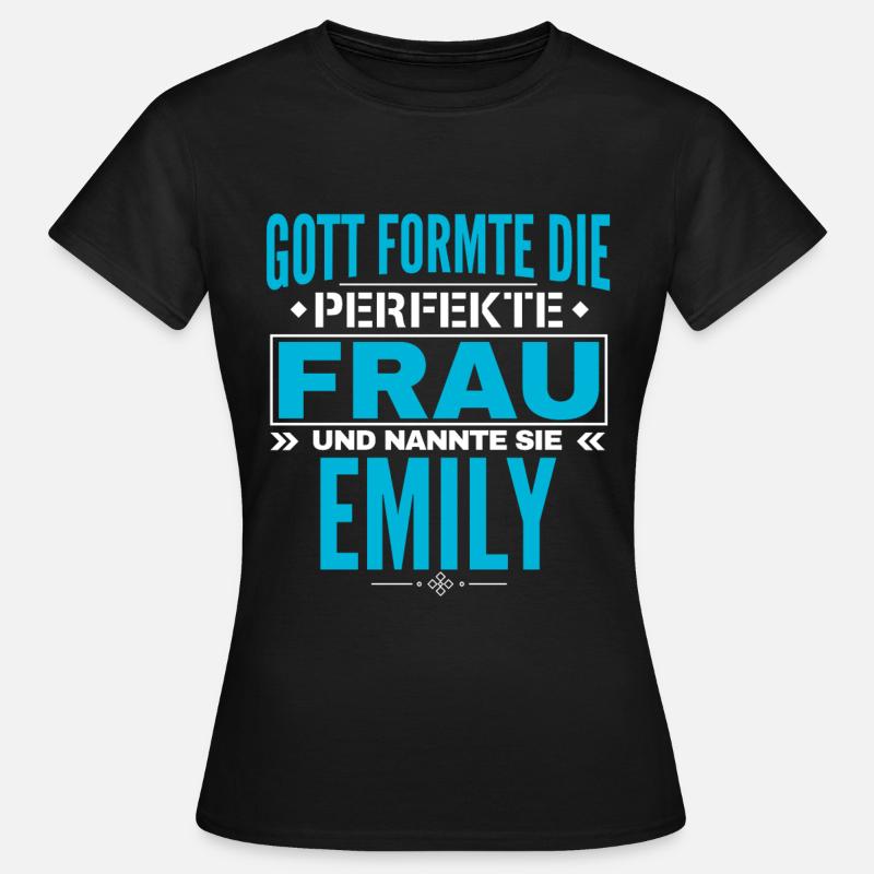 Emily Name Design - Women's T-Shirt - black