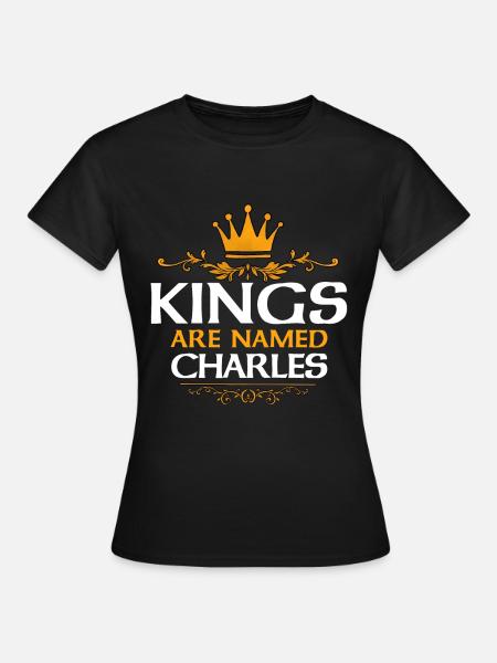 Charles - Frauen T-Shirt - Schwarz
