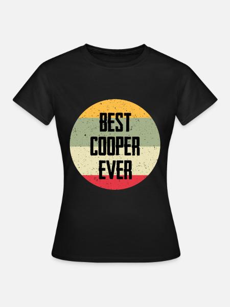 Best Cooper Ever - Frauen T-Shirt - Schwarz