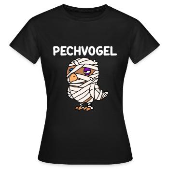 Porte-malheur - T-shirt Femme - noir - Devant - AI Model Female 172 dark (172cm)
