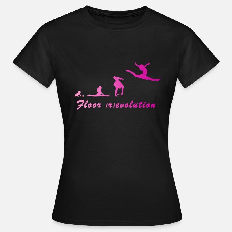 Floor (r) evolution - Women's T-Shirt - black