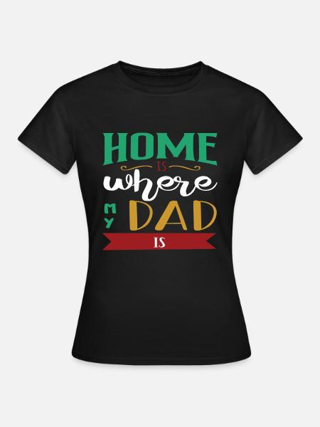 Festa del papà - Maglietta da donna - nero