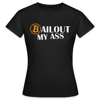 Bailout - Frauen T-Shirt - Schwarz - Vorne - AI Model Female 172 dark (172cm)