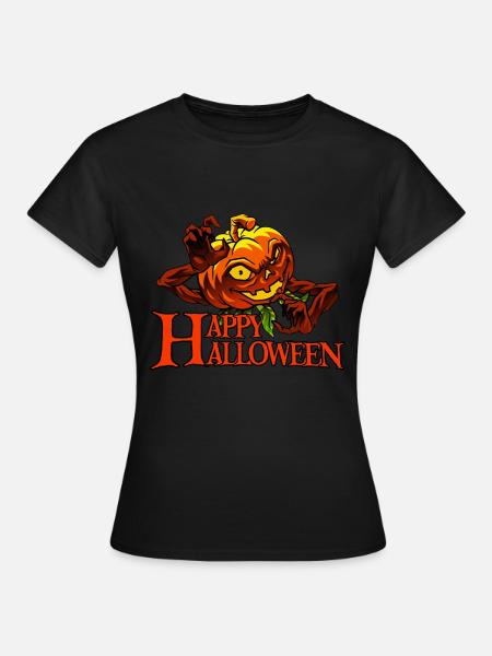 Halloween-Happy Halloween Party - Frauen T-Shirt - Schwarz