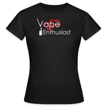vape enthusiast - Frauen T-Shirt - Schwarz - Vorne - AI Model Female 172 dark (172cm)