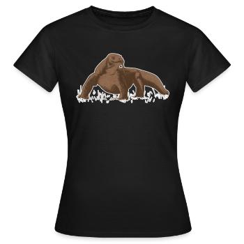 Komodo dragon Komodo dragon, banded monitor monitor - Women's T-Shirt - black - Front - AI Model Female 172 dark (172cm)