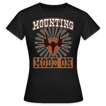 Mode de montage activé - Taxidermie - T-shirt Femme - noir - Devant - AI Model Female 172 dark (172cm)