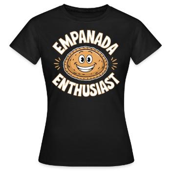 Empanada Enthusiast Liebhaber - Frauen T-Shirt - Schwarz - Vorne - AI Model Female 172 dark (172cm)