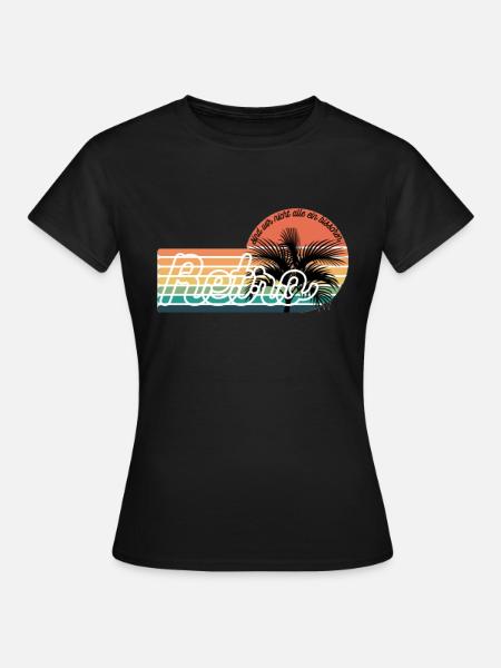 Are we all a bit retro - Women's T-Shirt - black