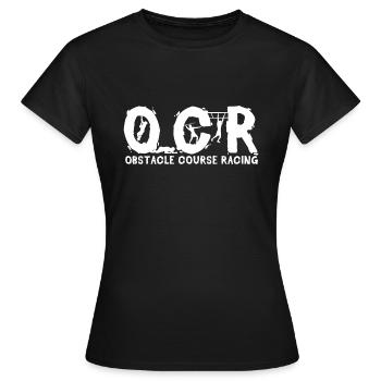 OCR Obstacle Course Racing Obstacle Course - Women's T-Shirt - black - Front - AI Model Female 172 dark (172cm)