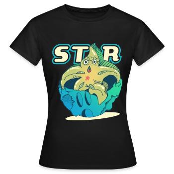 Soyez une étoile - T-shirt Femme - noir - Devant - AI Model Female 172 dark (172cm)