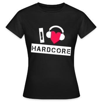 Rave Raver - T-shirt Femme - noir - Devant - AI Model Female 172 dark (172cm)