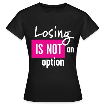 Cancer Fight - Women's T-Shirt - black - Front - AI Model Female 172 dark (172cm)