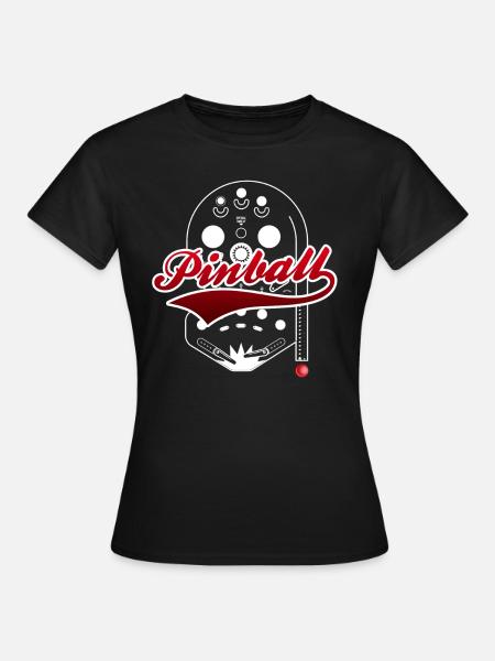 Pinball - Frauen T-Shirt - Schwarz
