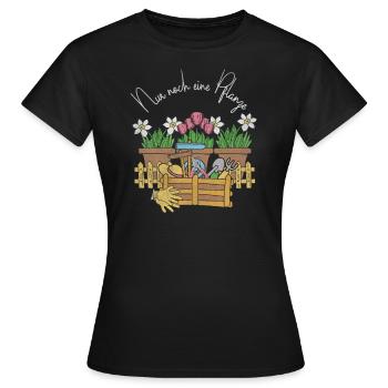 Nur noch eine Pflanze - Frauen T-Shirt - Schwarz - Vorne - AI Model Female 172 dark (172cm)
