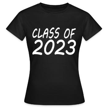 Class of 2023 - Women's T-Shirt - black - Front - AI Model Female 172 dark (172cm)