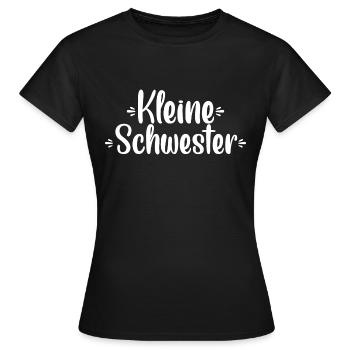 Kleine Schwester - Frauen T-Shirt - Schwarz - Vorne - AI Model Female 172 dark (172cm)