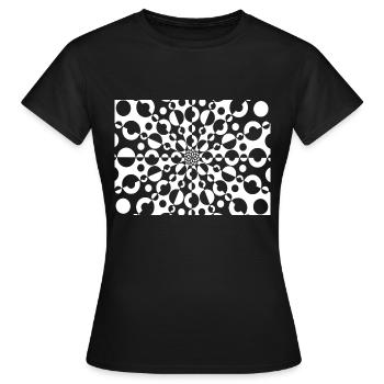 Illusion d’optique - Des visuels fascinants - T-shirt Femme - noir - Devant - AI Model Female 172 dark (172cm)