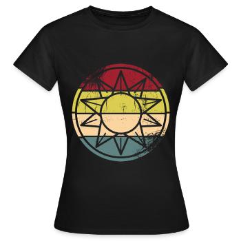 Centrale solaire - T-shirt Femme - noir - Devant - AI Model Female 172 dark (172cm)
