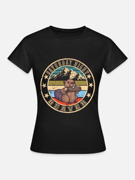 Biber Nutria - Frauen T-Shirt - Schwarz