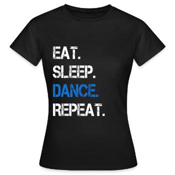 Danse danse danse danseuse - T-shirt Femme - noir - Devant - AI Model Female 172 dark (172cm)