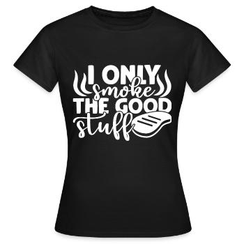 Barbecue Barbecue Saison Cadeau Idée drôle - T-shirt Femme - noir - Devant - AI Model Female 172 dark (172cm)