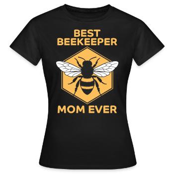 Beekeeper Saying Beekeeping Bee Funny Beekeeper Gift - Women's T-Shirt - black - Front - AI Model Female 172 dark (172cm)