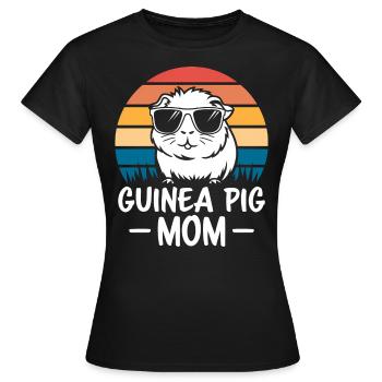 Dicton de cochon d’Inde, Cadeau de cochon d’Inde - T-shirt Femme - noir - Devant - AI Model Female 172 dark (172cm)