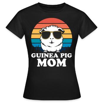 Dicton de cochon d’Inde, Cadeau de cochon d’Inde - T-shirt Femme - noir - Devant - AI Model Female 172 dark (172cm)