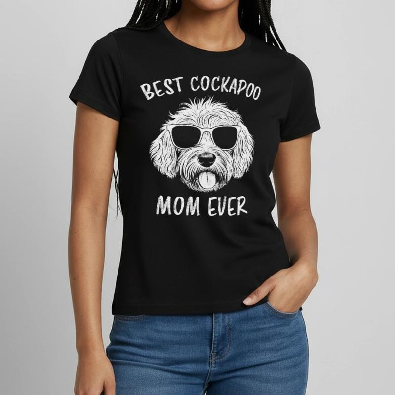 Cockapoo Spruch Mama Lustiges Cockapoo Geschenk Frauen T-Shirt