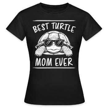 Schildkröte Spruch Lustiges Schildkröten Geschenk - Frauen T-Shirt - Schwarz - Vorne - AI Model Female 172 dark (172cm)