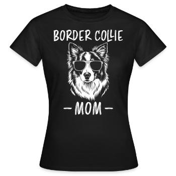 Border Collie disant drôle Border Collie cadeau - T-shirt Femme - noir - Devant - AI Model Female 172 dark (172cm)