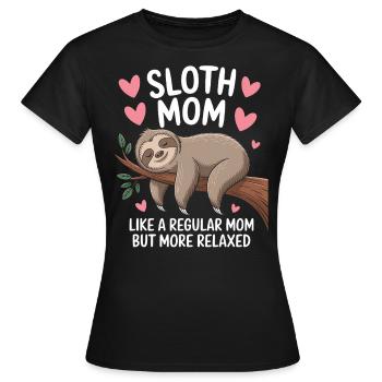 Sloth Saying, Sloths, Funny, Sloth Gift - Women's T-Shirt - black - Front - AI Model Female 172 dark (172cm)