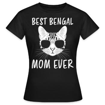 Bengalkatze Spruch Lustiges Bengalkatzen Geschenk - Frauen T-Shirt - Schwarz - Vorne - AI Model Female 172 dark (172cm)