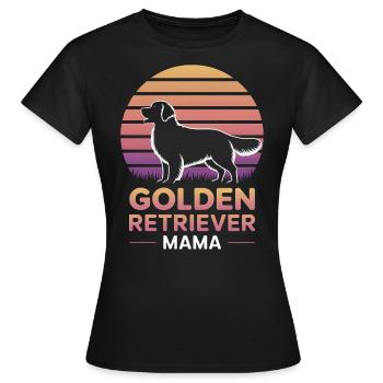 Golden Retriever Spruch Golden Retriever Geschenk - Frauen T-Shirt - Schwarz - Vorne - AI Model Female 172 dark (172cm)