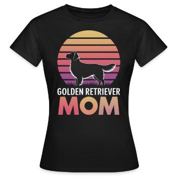Golden Retriever Spruch Golden Retriever Geschenk - Frauen T-Shirt - Schwarz - Vorne - AI Model Female 172 dark (172cm)
