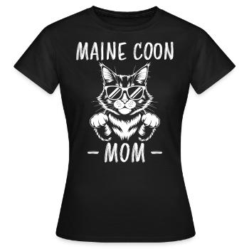 Maine Coon Saying Funny Maine Coon Gift - Women's T-Shirt - black - Front - AI Model Female 172 dark (172cm)