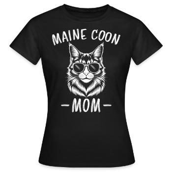 Maine Coon Saying Funny Maine Coon Gift - Women's T-Shirt - black - Front - AI Model Female 172 dark (172cm)