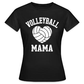 volley-ball dire drôle de cadeau de volley-ball - T-shirt Femme - noir - Devant - AI Model Female 172 dark (172cm)