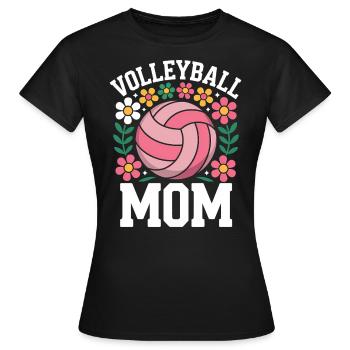 volley-ball dire drôle de cadeau de volley-ball - T-shirt Femme - noir - Devant - AI Model Female 172 dark (172cm)