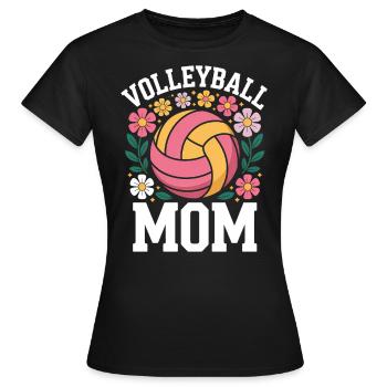 volley-ball dire drôle de cadeau de volley-ball - T-shirt Femme - noir - Devant - AI Model Female 172 dark (172cm)