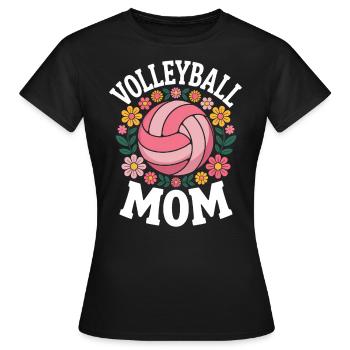 volley-ball dire drôle de cadeau de volley-ball - T-shirt Femme - noir - Devant - AI Model Female 172 dark (172cm)