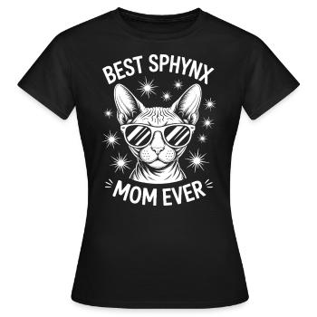 Sphynx Cat Saying Funny Sphynx Cat Gift - Women's T-Shirt - black - Front - AI Model Female 172 dark (172cm)