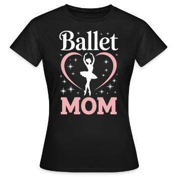 Ballet Saying Ballerina Funny Ballet Gift - Women's T-Shirt - black - Front - AI Model Female 172 dark (172cm)