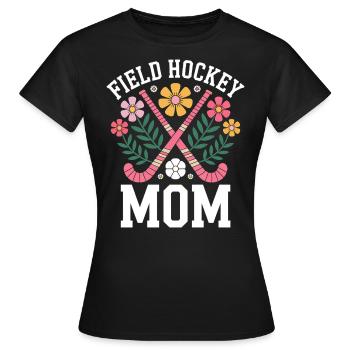 Feldhockey Spruch Mama Lustige Feldhockey Geschenk - Frauen T-Shirt - Schwarz - Vorne - AI Model Female 172 dark (172cm)