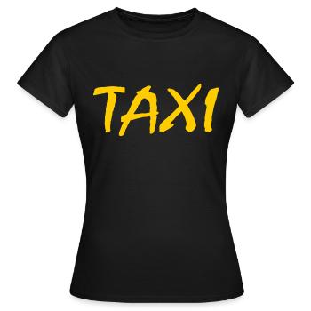 Taxi - Frauen T-Shirt - Schwarz - Vorne - AI Model Female 172 dark (172cm)